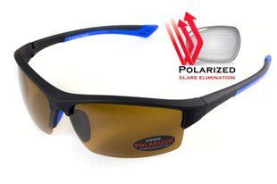 Окуляри поляризаційні BluWater Daytona-1 Polarized (brown), гідрофобні коричневі лінзи (Repelon&trade;) 4ДЕЙТ1-Г50П фото