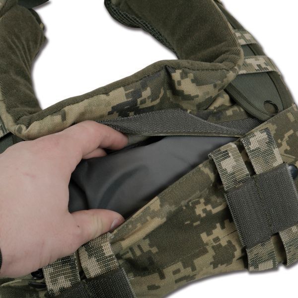 Захист шиї mod. 1 Kiborg з балістичним пакетом Militex Pixel 17027 фото