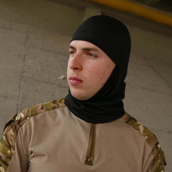 Балаклава CoolMax Чорний 1167 фото