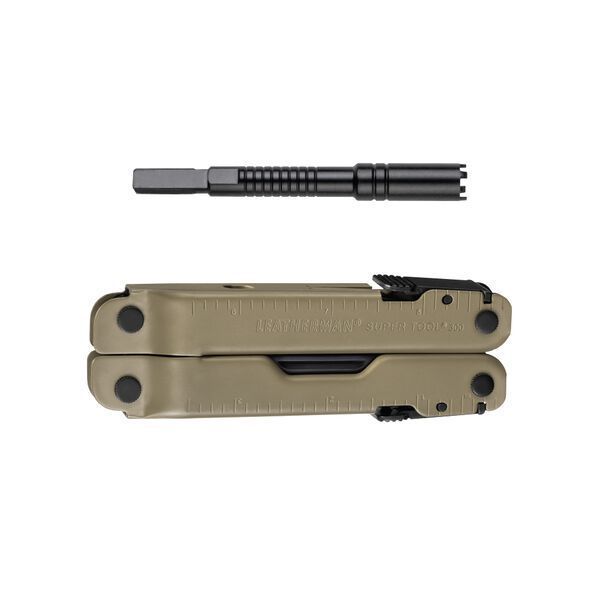 Мультиінструмент Leatherman Super Tool 300 BLACK, чохол MOLLE (чорн), картонна коробка 832762 фото