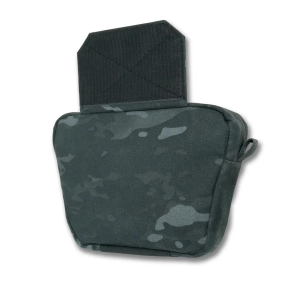 Сумка-напашник M Kiborg с баллистическим пакетом 1 класс защиты Militex GU Сordura Black Multicam 2036-ЧМ фото