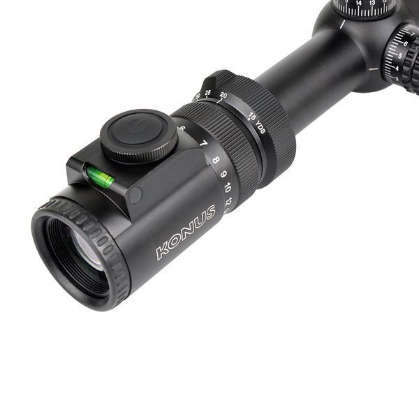 Оптичний приціл KONUS ARMADA 6-24x56 Fine Crosshair IR 7166-db фото