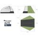 Намет двомісний Sea to Summit Alto TR2 Plus, Fabric Inner, Sil/PeU Fly, NFR, Green (STS ATS2039-02170406) 9327868140763 фото 2