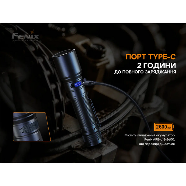 Фонарь ручной Fenix C6V3.0 голубой | Лимитированная серия C6V30blue фото