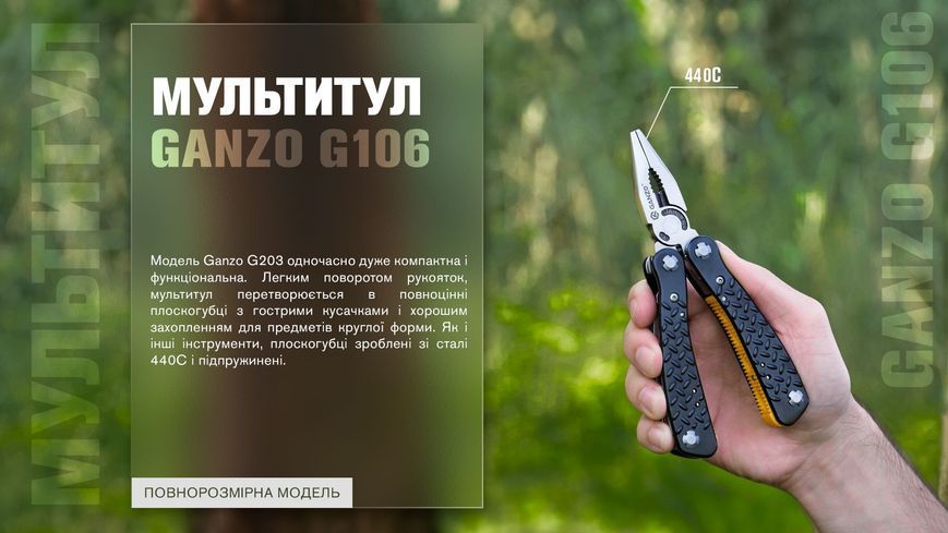 Мультитул Multi Tool Ganzo G106 G106 фото
