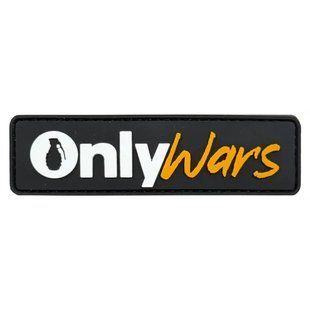 Патч "ONLYWARS" чорний &mdash; ПВХ PATCH-027 фото