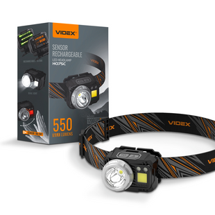 Налобный светодиодный фонарик VIDEX VLF-H075C 5000K, 550Lm VLF-H075C фото