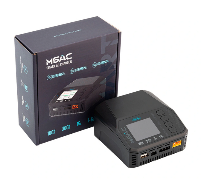 Зарядний пристрій ToolkitRC M6AC (AC 100W / DC 300W) GoPr_00012 фото