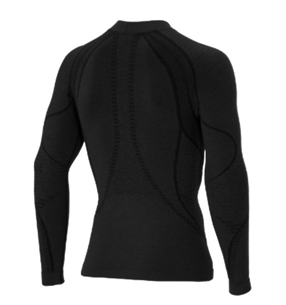Мужская термофутболка Accapi Ergowool с длинным рукавом черная 8057628224990 фото