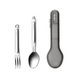 Туристический набор ложка-вилка NexTool Portable Stainless Steel Tableware с кейсом, нержавеющая сталь NE20133 фото 4