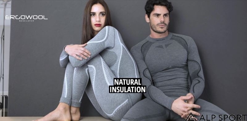Мужская термофутболка Accapi Ergowool с длинным рукавом черная 8057628224990 фото