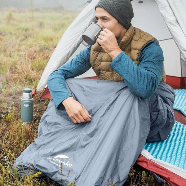 Спальник надлегкий Naturehike Summer LW180 NH21MSD09 лівий, (15&deg;C), p-p XL, коричневий 6927595777985-L фото