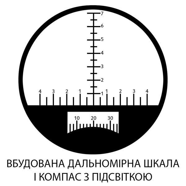 Бинокль SIGETA General 10x50 Camo floating/compass/reticle морской 65860-db фото