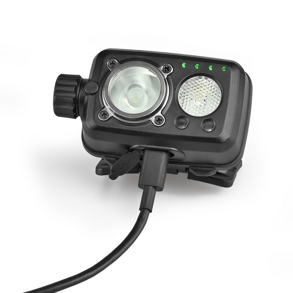Налобний ліхтар VIDEX VLF-H189 (600 Лм, 5000K, сенсор, Li-Pol 1800 мА&middot;г, USB-C, IP55) VLF-H189 фото