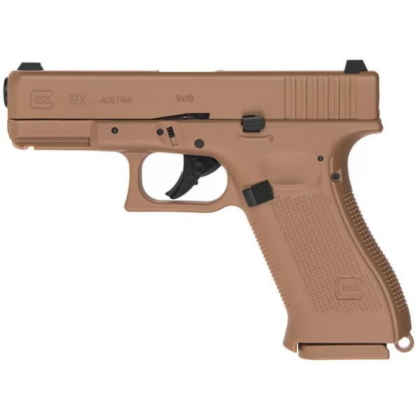 Пневматичний пістолет Umarex Glock 19X Blowback кал. 4,5 мм (із затворною затримкою) 5.8367 фото