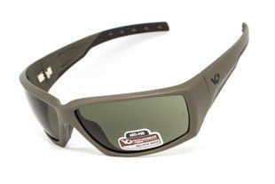 Захисні окуляри Venture Gear Tactical OverWatch Green (forest gray) Anti-Fog, чорно-зелені в зеленій оправі VG-OVERGN-FGR1 фото