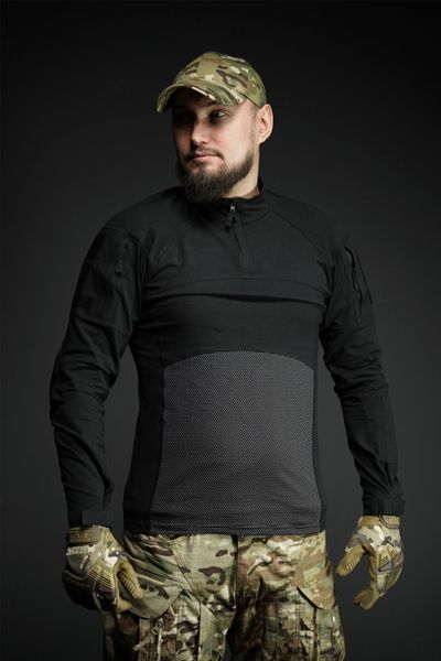Боевая рубашка Tactical Series Long Sleeve с длинными рукавами и карманами на плечах 1388-S фото