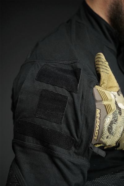 Боевая рубашка Tactical Series Long Sleeve с длинными рукавами и карманами на плечах 1388-S фото