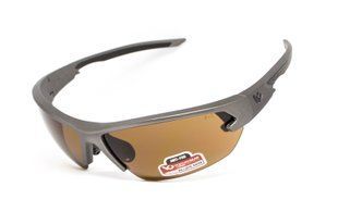 Защитные очки Venture Gear Tactical Semtex 2.0 Gun Metal (bronze) Anti-Fog, коричневые в оправе цвета "тёмный металлик" VG-SEMGM-BZ1 фото