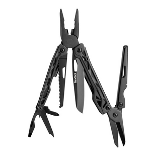 Мультитул NexTool Black Knight, 11 функций, сталь 420J2, черный NE20151 фото
