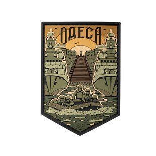 ПВХ Патч (шеврон) "Одесса" олива BE-269-2 фото