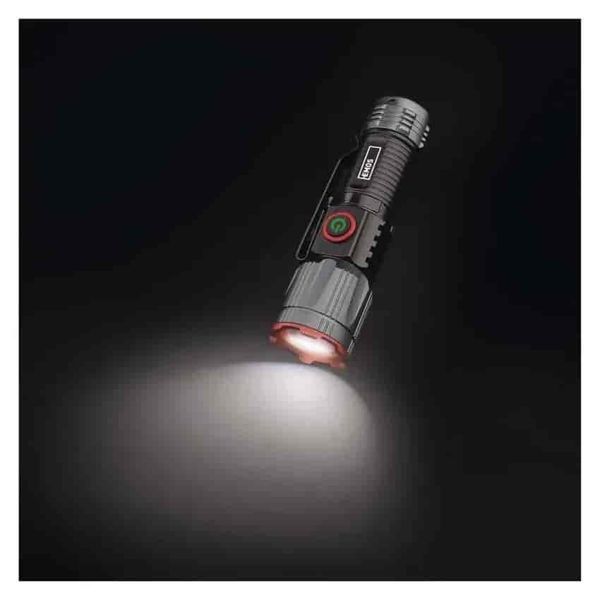 Фонарь аккумуляторный Emos P3120 300 Lm 700 mAh Li-Ion металл фокус P3120 фото