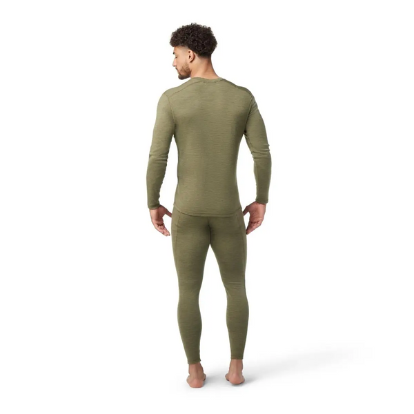 Термокофта чоловіча Smartwool Merino 250 Baselayer Crew Boxed олива 196246019699 фото