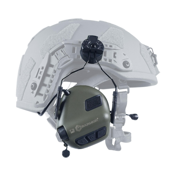 Тактичні навушники EARMOR M32Н PLUS Олива 7134-О фото