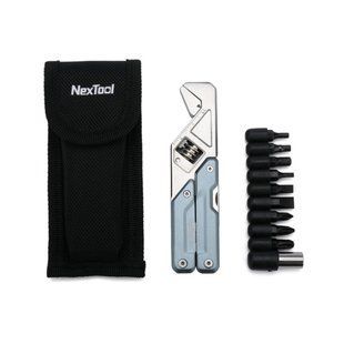Мультитул NexTool Light Wrench W2, нержавеющая сталь, 8 функций, с набором бит NE20293A фото