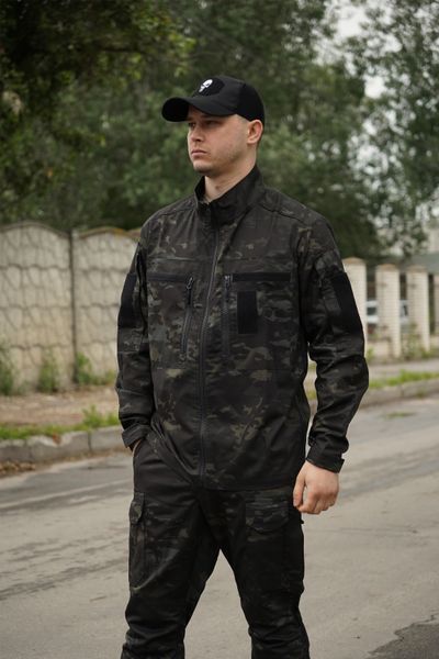 Кітель Twill FS чорний мультикам-S 2237-S фото