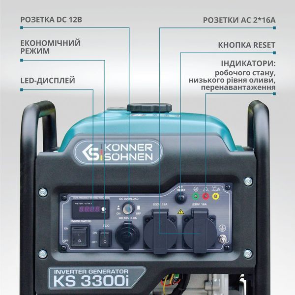 Инверторный генератор KS 3300i 4260405366316 фото