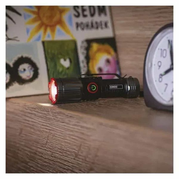 Ліхтар акумуляторний Emos P3121 1200 Lm 2200 mAh метал фокус P3121 фото