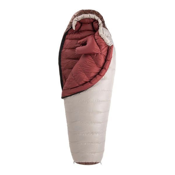 Спальник з натуральним пухом Naturehike Snowbird NH20YD001,p-р L, коричневий 560 г 6927595761298 фото