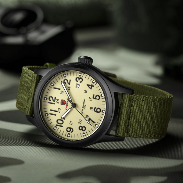 Чоловічий тактичний годинник Cheetah Command Green 1807 фото