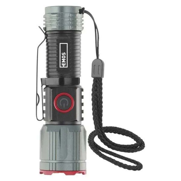 Фонарь аккумуляторный Emos P3122 3000 Lm Li-Ion 5000 mAh металл фокус P3122 фото