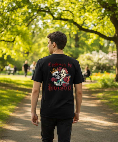 Футболка с принтом Poison кулир DTG чёрная XL (50) 000053161 фото