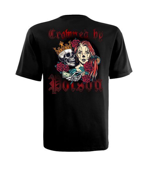 Футболка с принтом Poison кулир DTG чёрная XL (50) 000053161 фото