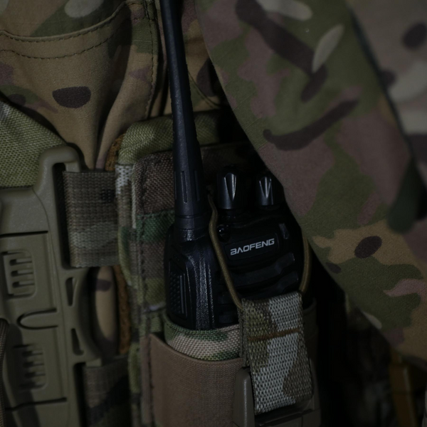 Усиленный подсумок под рацию Militex Cordura original USA Мультикам с NIR-пропиткой 2316-0101-00 фото