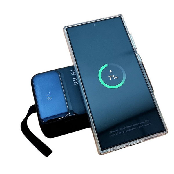 Power Bank PYT-50 Wireless Charger 50000mAh (QC+PD) 22.5W- чорний 900135 фото