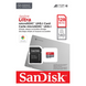 Карта пам&rsquo;яті microSDXC 128GB SanDisk Ultra UHS-I Class 10 + SD-адаптер (SDSQUAB-128G-GN6MA) U0862782 фото 1