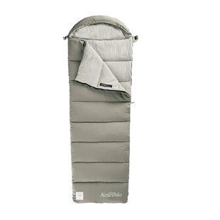 Спальний мішок з капюшоном Naturehike M300 NH20MSD02, зелений, лівий 6975641886686 фото