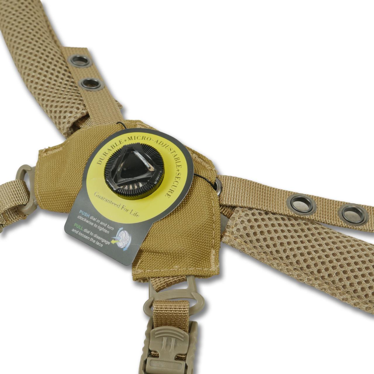 Подвесная система + подушки для шлема Team Wendy Cam Fit(R) GEN.3 Койот — 4