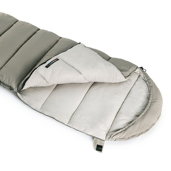 Спальний мішок з капюшоном Naturehike M300 NH20MSD02, зелений, лівий 6975641886686 фото