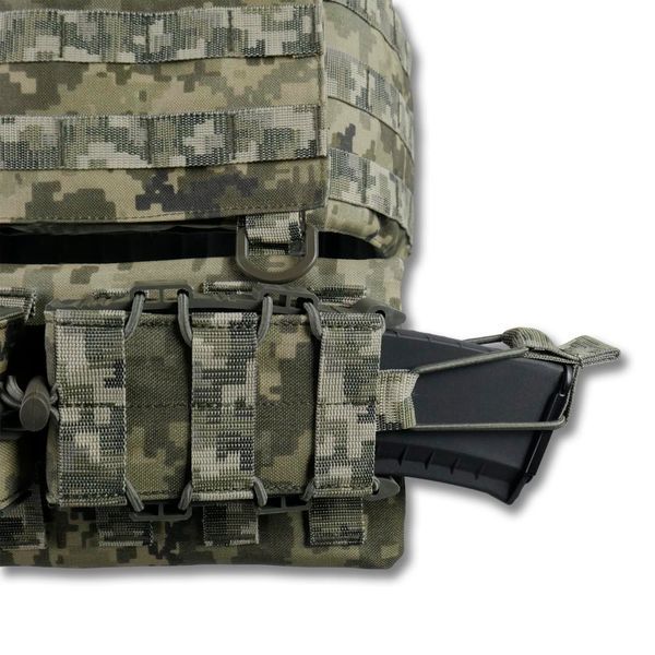 Комплект Плитоноска Kiborg GU Gen.2 с двумя подсумками и защитой 1 класса Пиксель 45009 фото