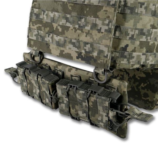 Комплект Плитоноска Kiborg GU Gen.2 с двумя подсумками и защитой 1 класса Пиксель 45009 фото