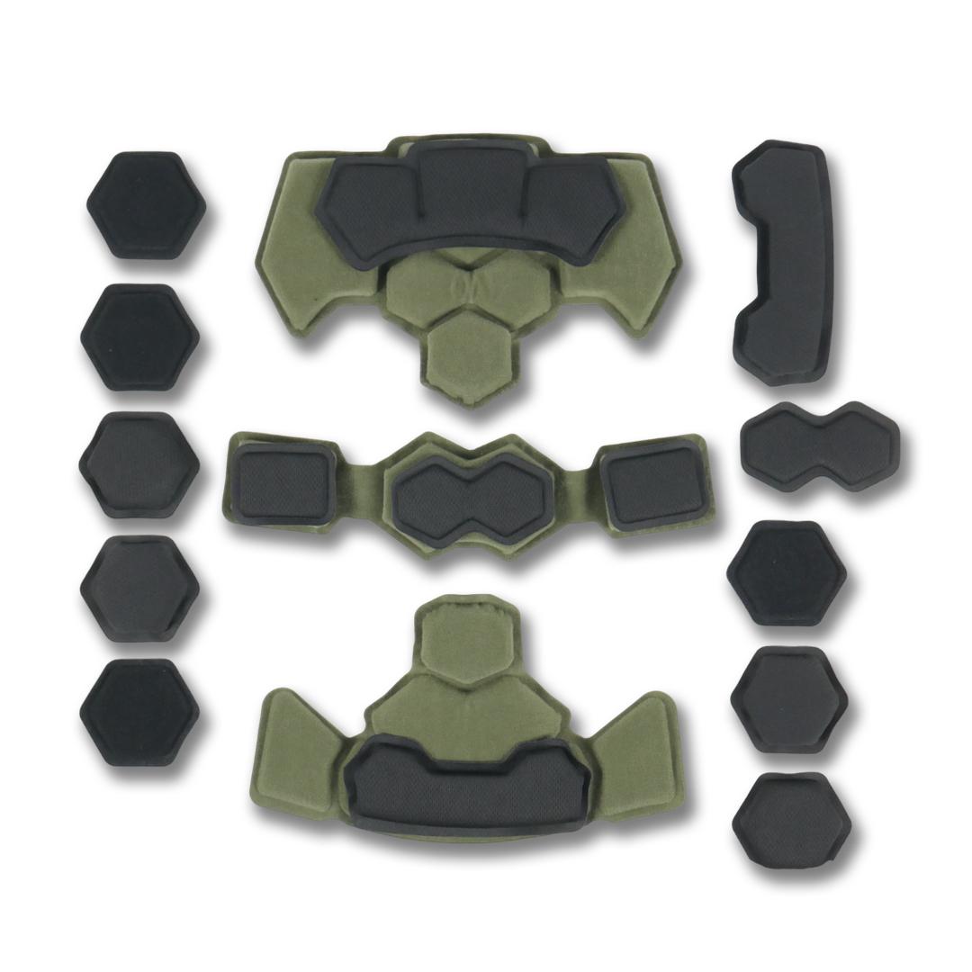 Подвесная система + подушки для шлема Team Wendy Cam Fit(R) GEN.4 Хаки — 6