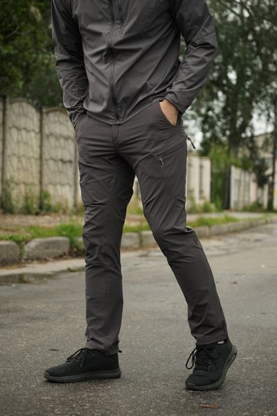 Брюки стрейч BR Flex Shadow серые-S 2102-S фото
