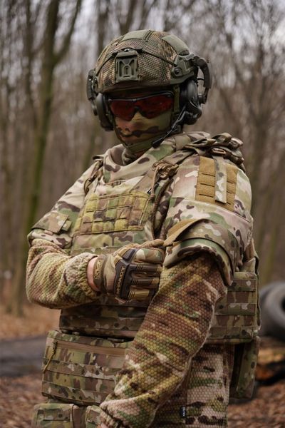 Захист плечей з балістичним пакетом 1 клас захисту Militex cordura USA Multicam 17007 фото