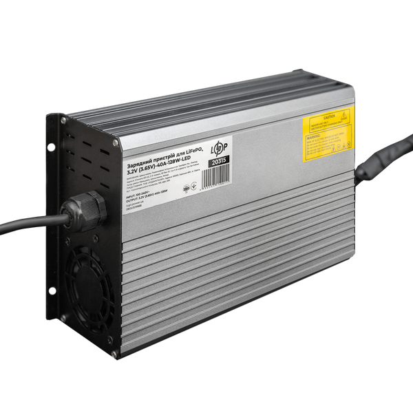 Зарядний пристрій для акумуляторів LiFePO4 3.2V (3.65V)-40A-128W-LED LP20315 фото