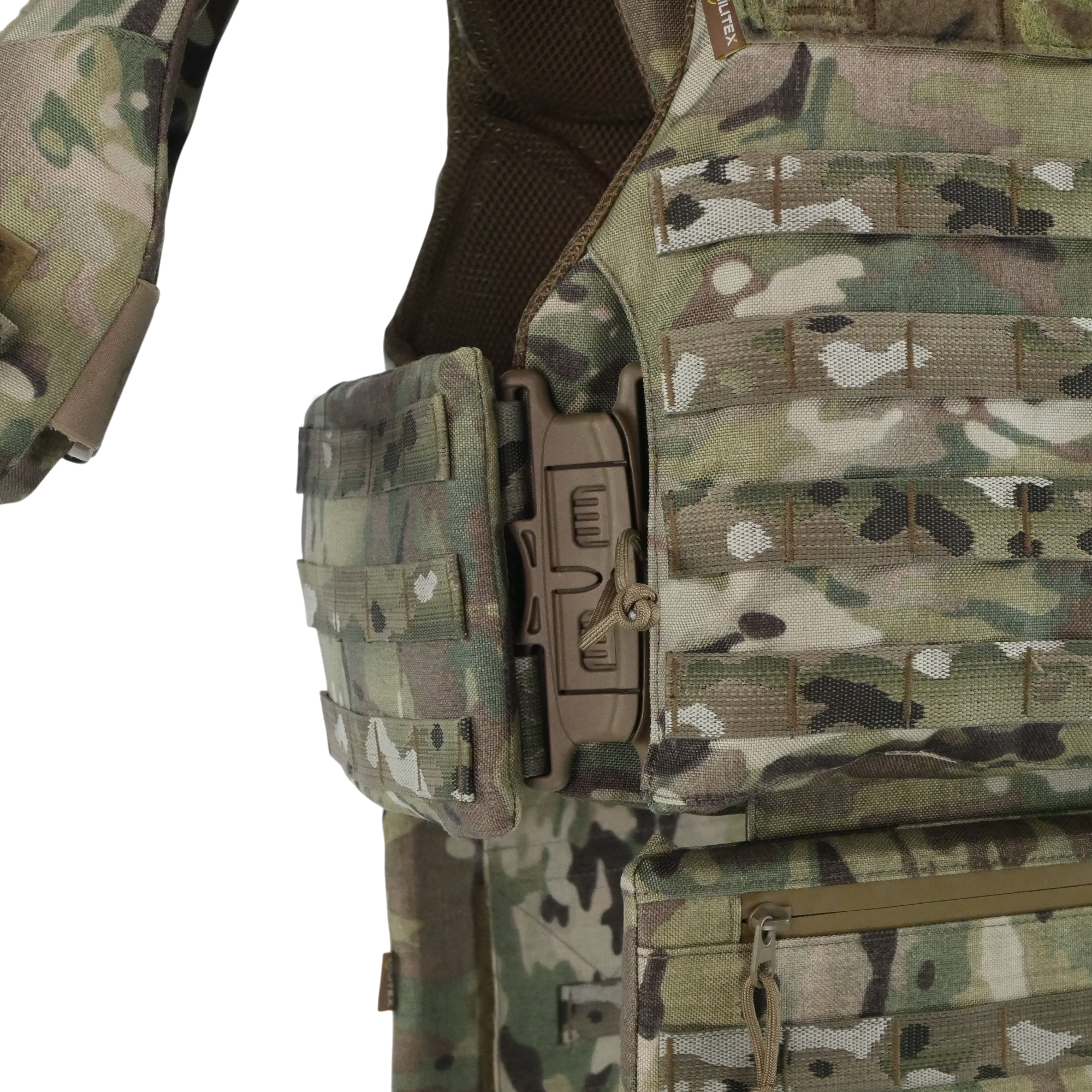 Бронежилет Militex Modular X-1 з балістичним пакетом (2 клас) | Multicam | Cordura USA | Розмір M — 5